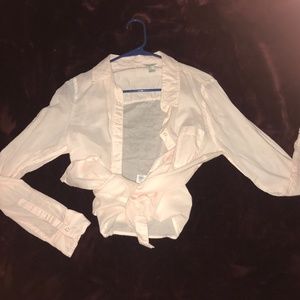 Pink Button down long sleeve shirt